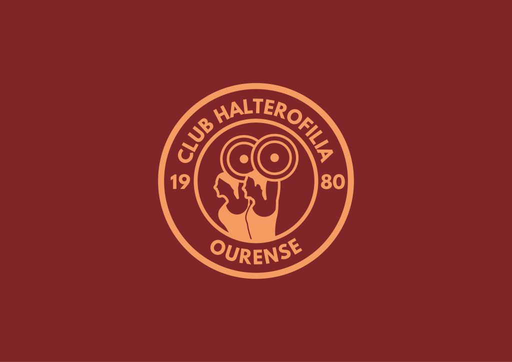 logotipo club halterofilia ourense